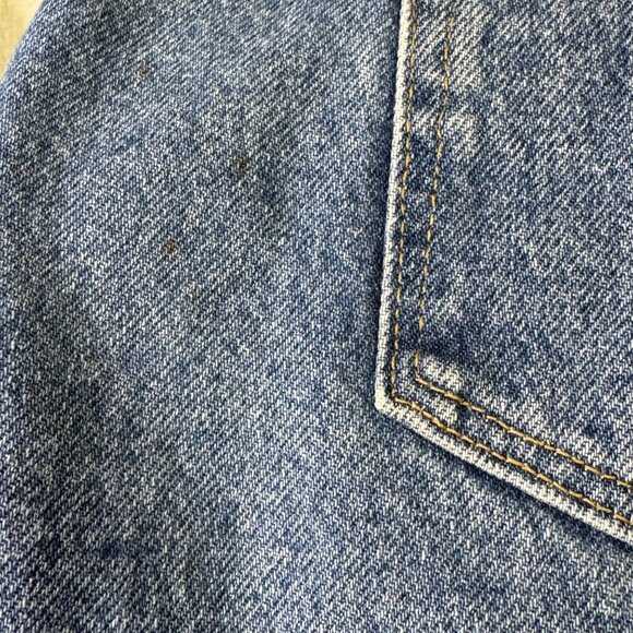 Vintage Wrangler Authentics Mens 40x30 (39x30 actual) Relaxed Fit Denim Jeans - Picture 6 of 10
